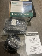 Solar Powered Car Cooling Fan