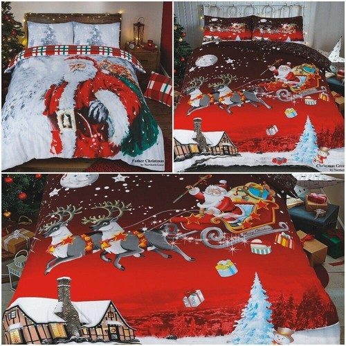 Christmas bedding set king - king, 3d