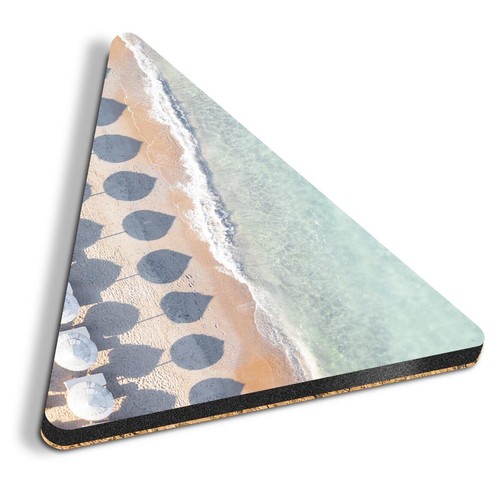 Triangle mdf coaster aerial - triangle,