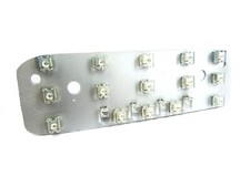 Lambretta S1 & Early S2 Li TV 12V LED Rear Light Insert Plate Reflector AC or DC