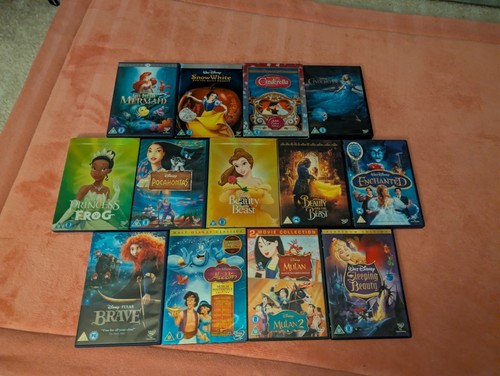 Disney princess dvd bundle - dvd, x