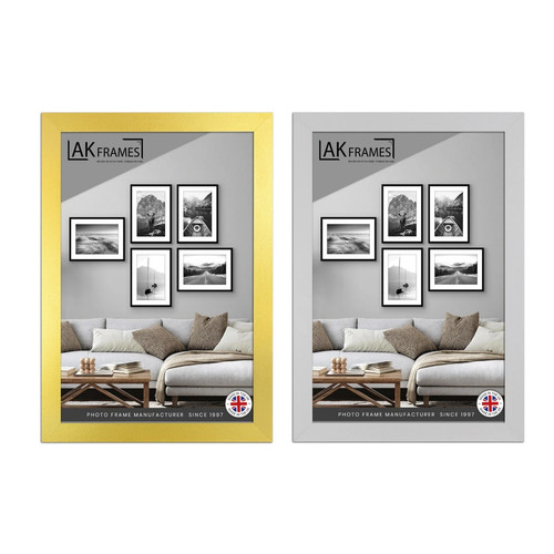Gold picture frames - frames, modern