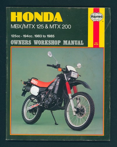 Honda mbx125f mtx125 - honda,