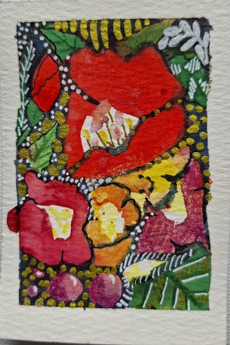 Aceo poppy pride original - aceo, pride.