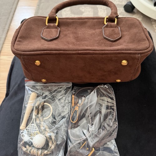 Little brown hand bag with - brown,