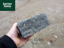 Garden Walling Sample, Graphite Granite Effect Dark Grey Walling - Small Sample
