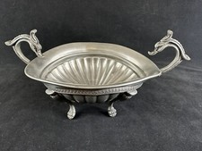 Vintage Pewter Two Dragon Head