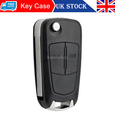 For Vauxhall Opel Corsa D Astra H Zafira 2 Button Remote Flip Key Fob Case Shell