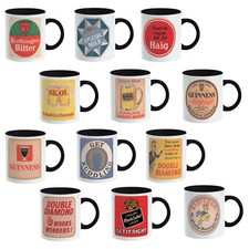 Beer Mugs Retro Design Vintage Beer Drinker Xmas Funny Present Gift for him  her