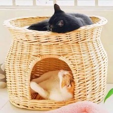 Rattan Willow Wooden Woven Pet