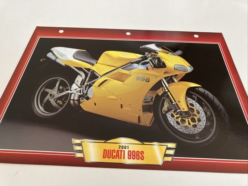 Ducati 996s 2001 996 card - s,