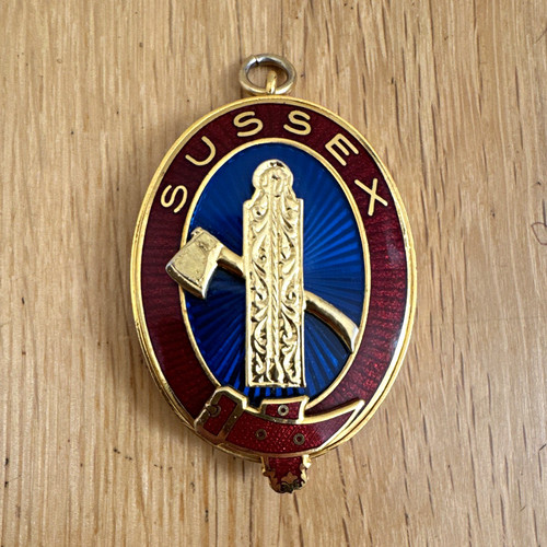 Sussex mark masonic enamelled - mark,