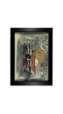 Georges BRAQUE Torero Mourlot Paris 1955