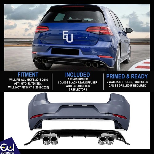 Mk7 golf look rear bumper - mk7.5,