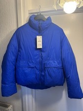 Zara Cobalt Blue Puffer jacket