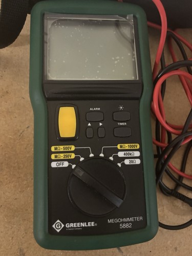 Greenlee 5882 megohmmeter - 5882,