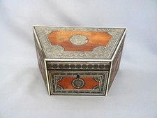 Stunning Antique Anglo-Indian Sadeli Micro Mosaic Inlay Box - please read