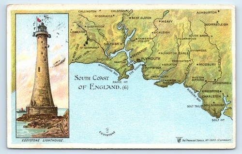 Postcard premier map - postcard,