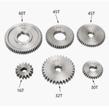 6Pc Change Gear Set For SIEG