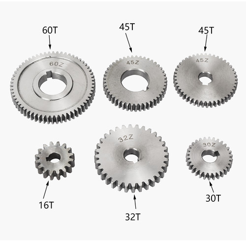 6pc change gear set for - 6pc,
