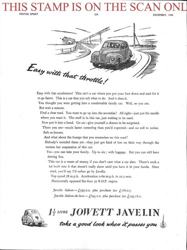 Jowett javelin 5l saloon - 1.5l,