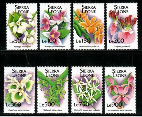Sierra leone 1994 orchids - leone,