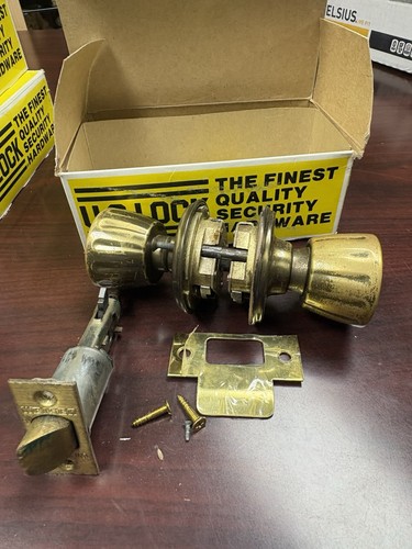 Vintage lock brass keyed - vintage,