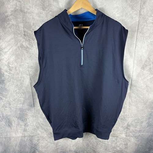 Footjoy mens golf vest - vest, navy