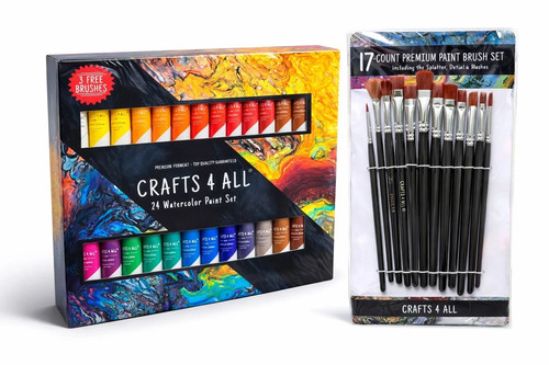 Colours watercolour paint - 24,