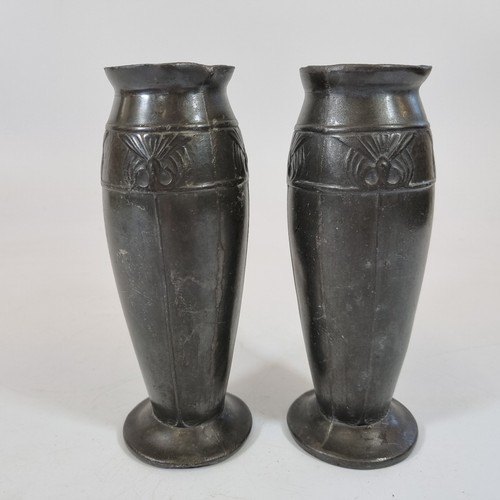 Antique pair english pewter - english,