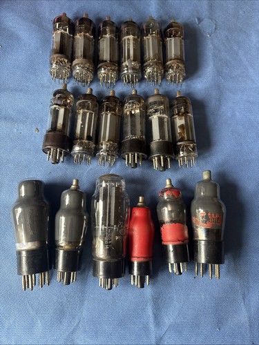 Vintage radio valves - valves, 18