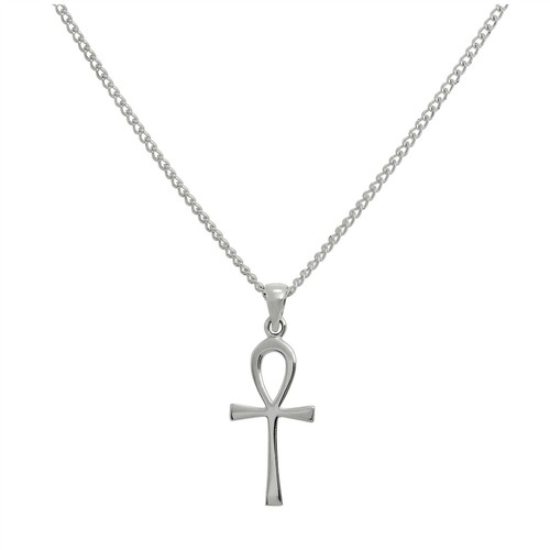 Large sterling silver - sterling, ankh