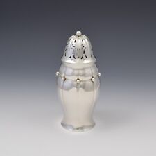 Antique Danish Art Nouveau Silver Sugar Caster Evald Nielsen Skonvirke Heise