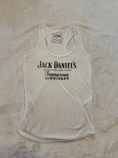 White Racer back Tank