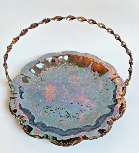 Trinket tray twisted handle - tray,