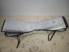 PLASTIFIC Universal Foldable Silver Car Windshield UV Visor Cover Front Rear Win