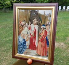 Hand Embroidery Needlework Tapestry Berlin Woolwork  Wool Work Antique