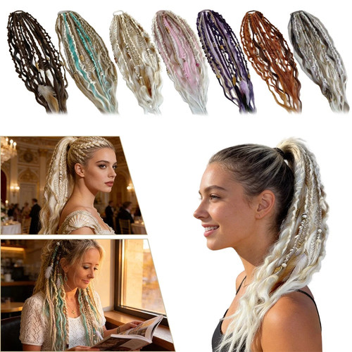Eye catching boho dreadlock - eye-catching,