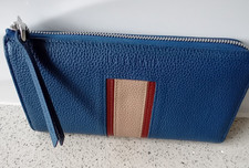 Longchamp Blue Stripe Leather
