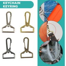 1-20PCS CLASPS LOBSTER SWIVEL TRIGGER CLIPS SNAP HOOK FOR BAG PURSES 25/32/38MM