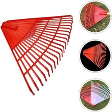 42cm Wide 21 Tooth Heavy Duty Plastic Rake Head Replacement Lawn Leaves Garden！！