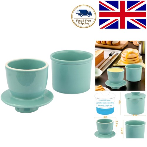 Chic round butter - crock, with
