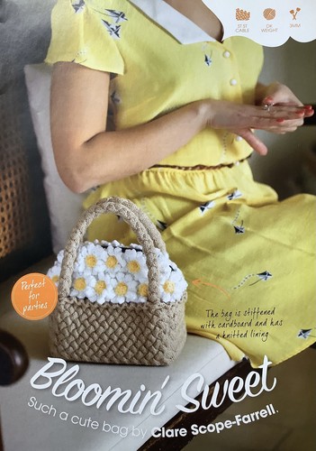 Daisy bag knitting pattern - daisy,