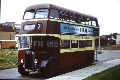 35mm original colour bus slide - original,