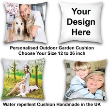 Personalised Photo Pillow Outdoor Camping Garden Water repellent Garden Cushion