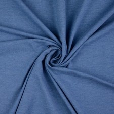 Premium Knitted Cotton Jersey Stretch Interlock Plain Fabric Material 150cm Wide