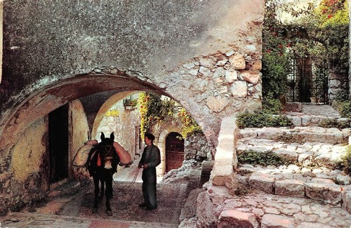 Eze village arch and - eze,