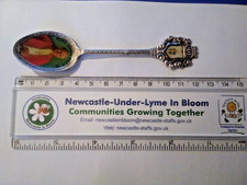 Vintage 5 inch metal Enamel Collectors Souvenir tea Spoon Pope John Paul II