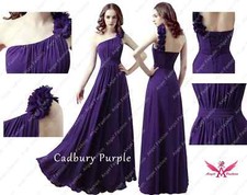 A-line Floor Length Chiffon