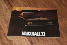 VAUXHALL 72 VIVA VICTOR VENTORA etc RANGE  BROCHURE 1972 RARE